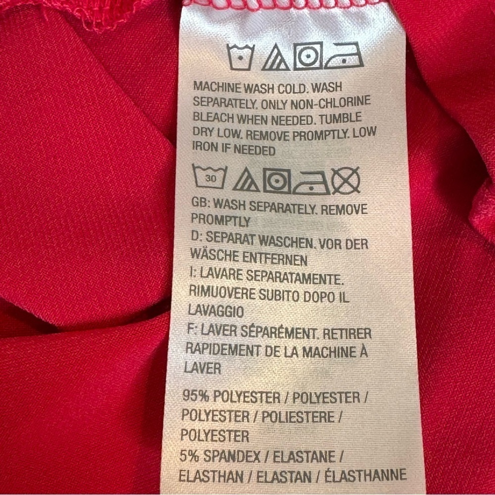 Susan Graver Weekend Pink Crew Neck Long Tunic Pockets - Picture 9 of 9